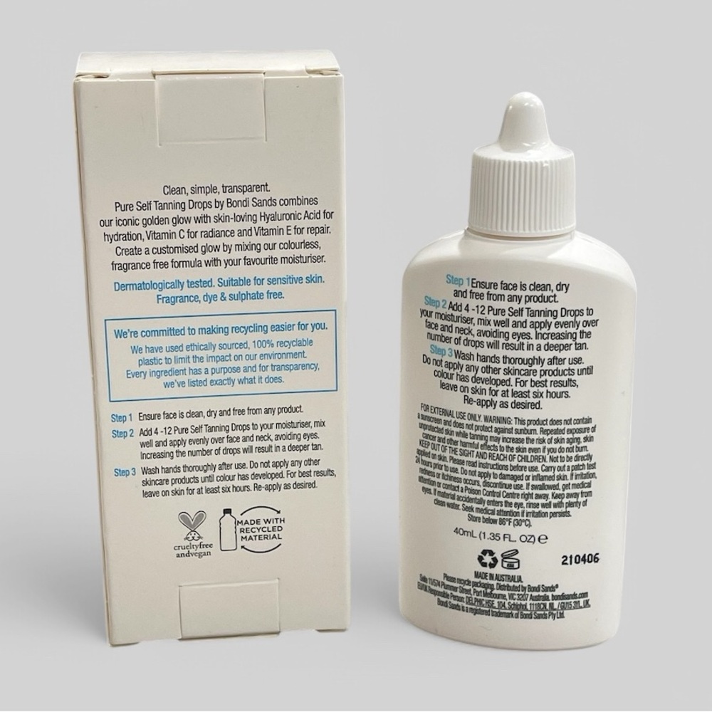 Bondi Sands PURE Self-Tanning Drops All Skin Tones - Picture 2 of 2